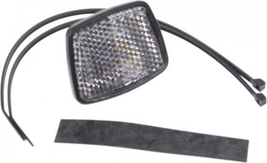 Busch + Müller Voorreflector Met Spanband Wit