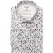 OLYMP Luxor 24/Seven Modern Fit Jersey overhemd wit, Bedrukt