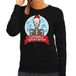 Bellatio Decorations Foute Kersttrui / sweater - Last Christmas I gave you my heart - skelet - zwart voor dames - kerstkleding / kerst outfit L