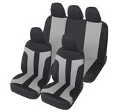 Auto Accessori Lupex - Universele autostoelhoezen LS05 | Kleur Grijs | Set Voor en Achter | Polyester | Geen Suv