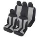 Auto Accessori Lupex - Universele autostoelhoezen LS05 | Kleur Grijs | Set Voor en Achter | Polyester | Geen Suv