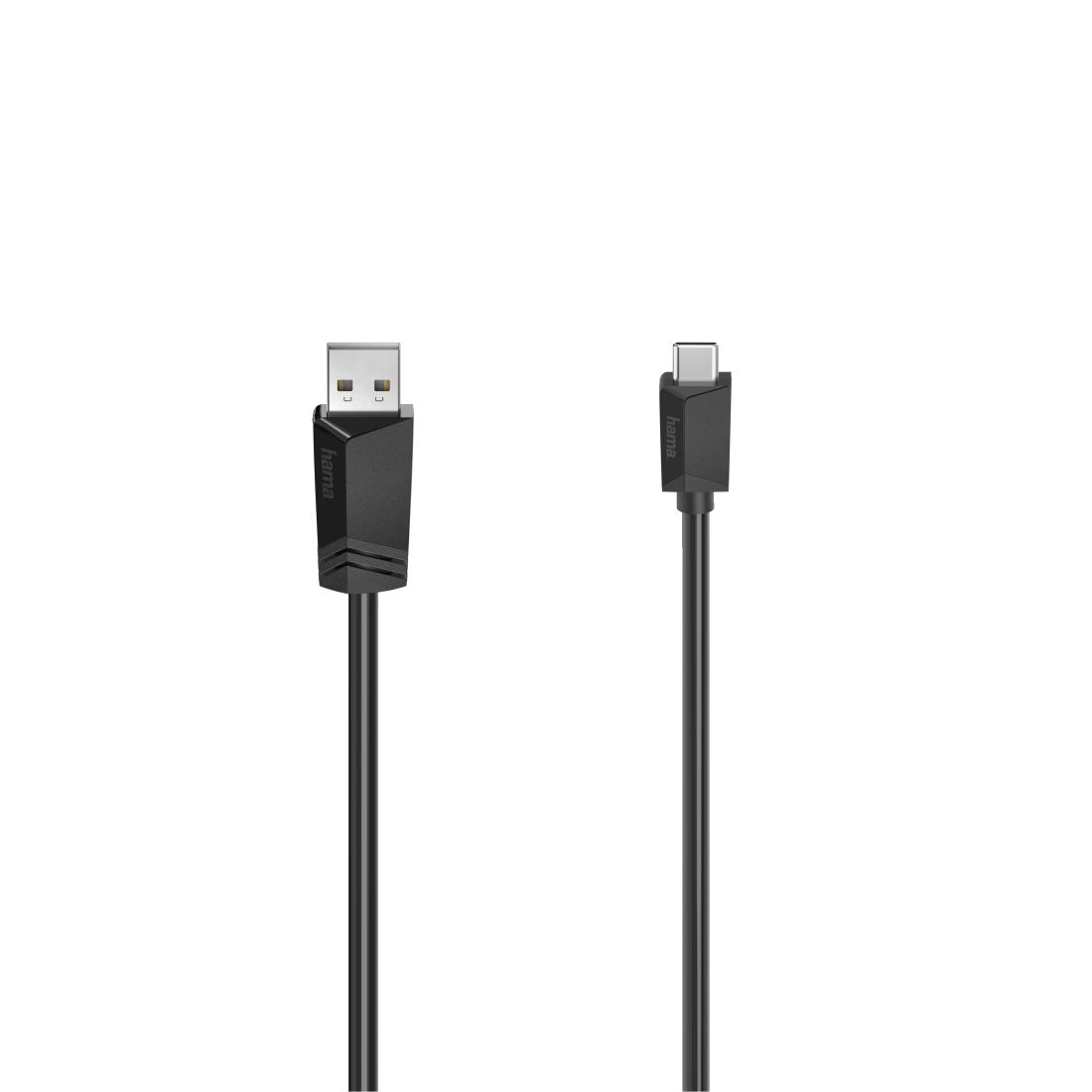 Hama USB-C naar USB-A Kabel - 1.5m - USB 2.0 - Zwart