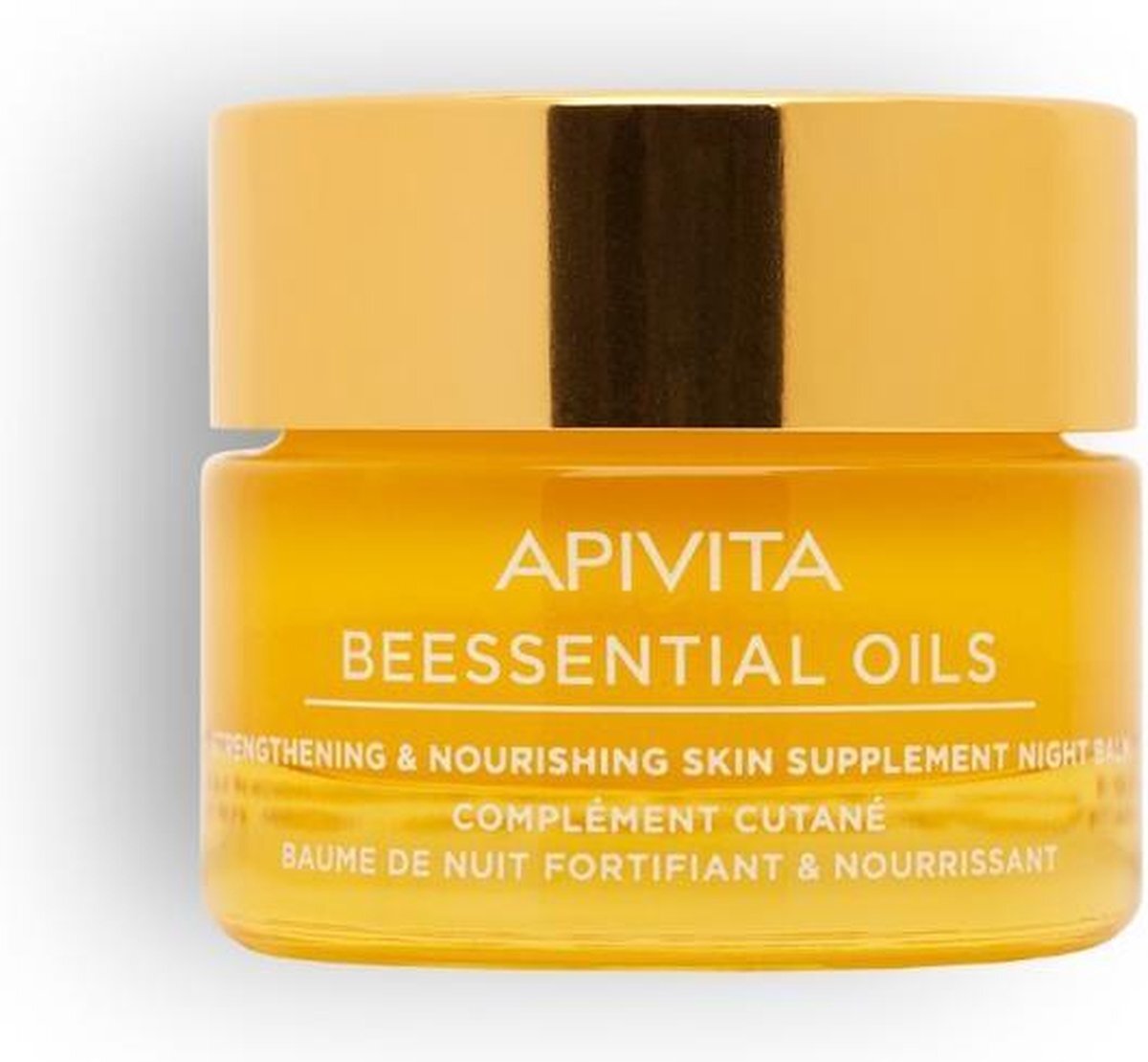 Apivita Beessential Strengthening & Nourishing Skin Supplement Night Balm 15ml