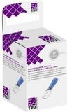 TRU COMPONENTS T1904C043 Assortiment platte stekkers Blauw 25 stuk(s)