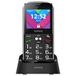 myPhone MP myPhone Halo C 2,2 inch mobiele telefoon voor senioren, zonder contract, met grote toetsen, zaklamp, oplaadstation, dual SIM, bluetooth, grote batterij 1900 mAh, camera, zwart
