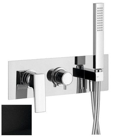 Sapho DIMY Inbouw douchemengkraan incl. handdouche, 2 uitgangen, zwart