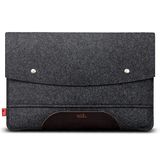 Pack & Smooch Voor iPad Pro 11" / Air 10.9" hoes sleeve case / - / antraciet/donkerbruin