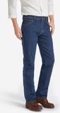 Wrangler Heren Jeans Broeken regular/straight Fit Blauw 28W / 32L Volwassenen