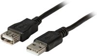 EFB Elektronik K5248SW.1V2 USB-kabel USB 2.0 1 m USB A Zwart