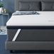 Surmatelas en mousse à mémoire de forme avec gel, 7,6 cm d'épaisseur, dimensions 160 x 200 cm, lavable