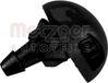 METZGER lave-glace 2220718 avant des deux côtés pour RENAULT Captur (J5, H5)