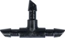 Stocker T tuyau connecteur 4-6 mm 10 unités argent