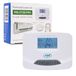 PNI CT28 PRO Thermostat unit sans fil, pour chauffage au sol, compatible module vanne électromagnétique CT28M Hub CT28WIFI pour contrôle depuis l'application Tuya Smart, ABS, blanc