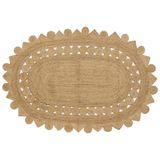 VidaXL Gebied tapijt naturel 205 x 305 cm jute