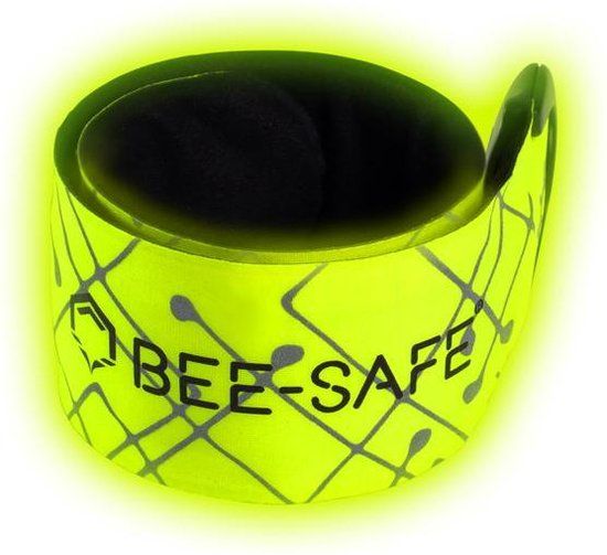 BEE SAFE Led Click Band USB Sportarmband Lime
