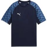 PUMA teamLIGA26 Jersey Jr, 140, Navy Wit-Blauw Horizon