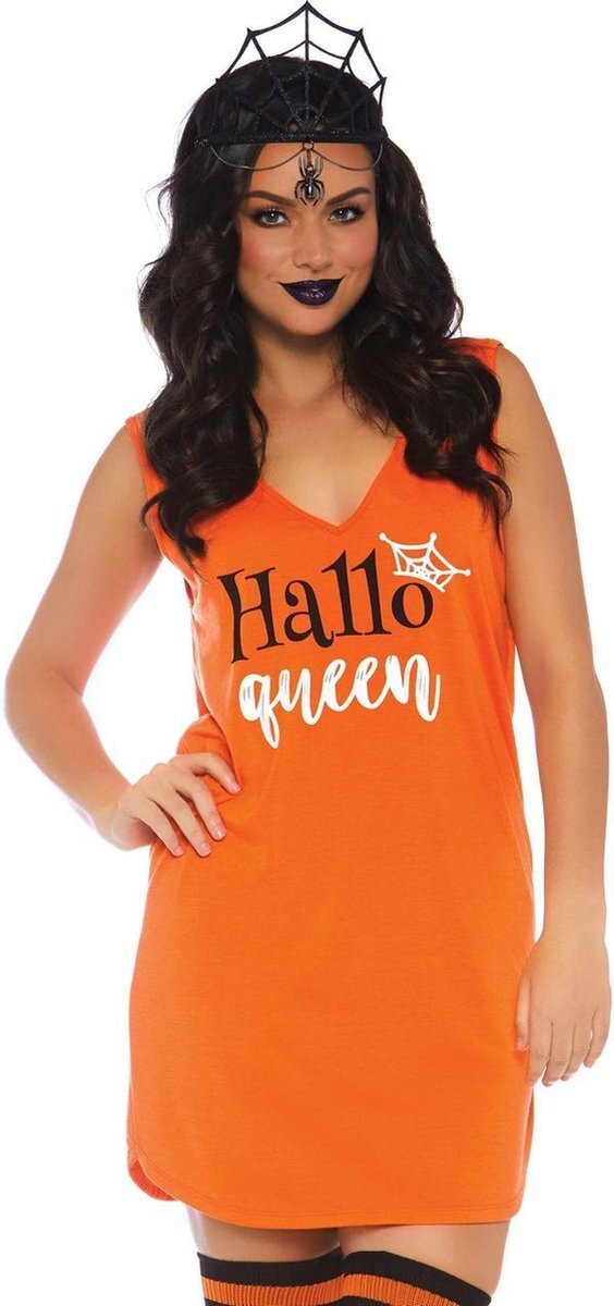 Leg Avenue Kostuum jurk -L- HalloQueen Jersey Oranje