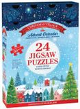 Eurographics Adventskalender Kerstdorp 24 x 50 Puzzelstukjes