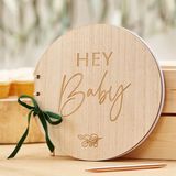 Ginger Botanical Baby Houten Gastenboek