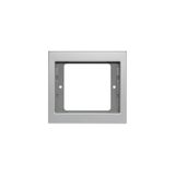 Hager K5 - frame 1 element aluminium