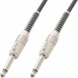 PD Connex Gitaarkabel 3 meter - 6,3mm jack naar 6,3mm jack - Zwart