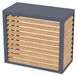 Westmann Boxa S afdekking voor airconditioning, houtlook, 100x50x92 cm