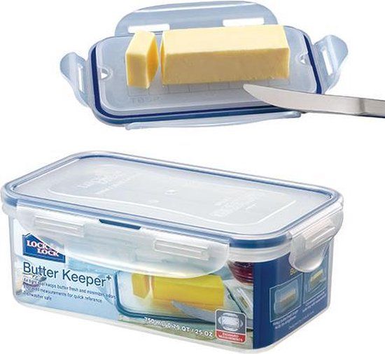 Lock&Lock Botervloot met deksel - 460 ml - Transparant