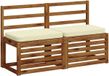 vidaXL - 1-delig - Coussin de banc - VUGHT - 100% - Polyester - Crème