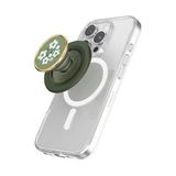 PopSockets: PopGrip Round voor MagSafe - Adapterring voor MagSafe inbegrepen - Uitbreidende telefoonstandaard en grip met verwisselbaar bovendeel voor smartphones en hoesjes - Bloemenreliëf