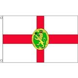 AZ FLAG Alderney 150x90 cm Polyester 100D 2 Ringen