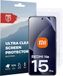 Rosso Screen Protector Geschikt voor Xiaomi Redmi Note 15 Pro 4G | Ultra Clear Duo Pack | TPU Folie | Case Friendly Beschermfolie | 2 Stuks