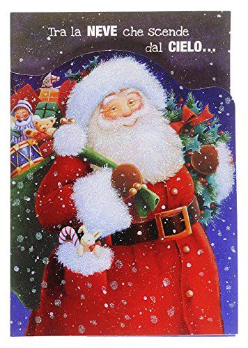 Hallmark Kerstkaart - Kerstman - geschenken