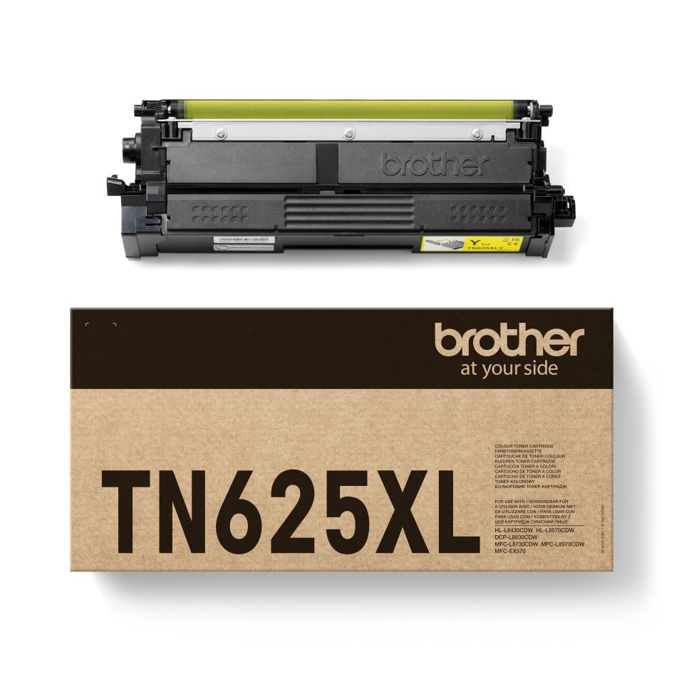 Brother TN-625XLY Yellow Toner Cartridge