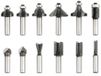 Vorel - Houtfrees Bitset - 12 Stuks - 8 mm Schacht - Voor Houtbewerking