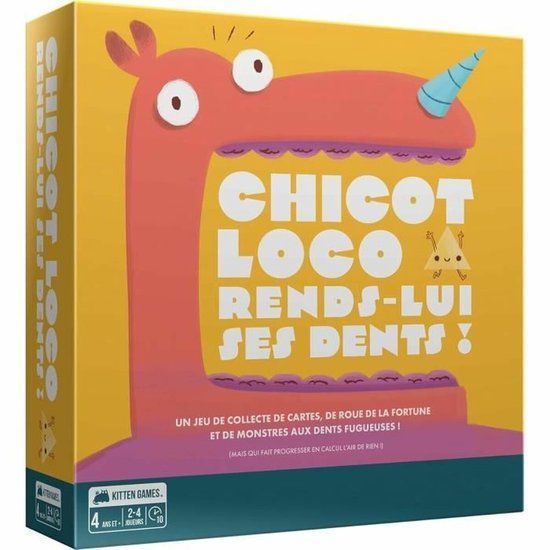 Asmodee Exploding Kittens Chicot Loco – gezelschapsspel – spel voor kinderen en familie – vanaf 4 jaar – 2 tot 4 spelers – 15 minuten – Franse versie