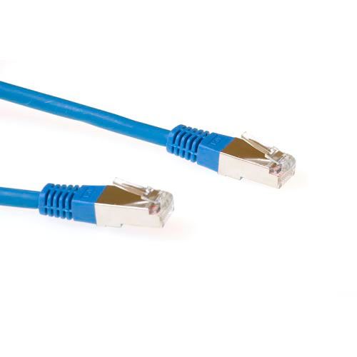 ACT Blauw 30 meter LSZH SFTP CAT6 patchkabel met RJ45 connectoren