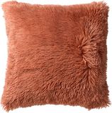 Dutch Decor Fluffy Sierkussen - 45x45 cm - Muted Clay - Roze