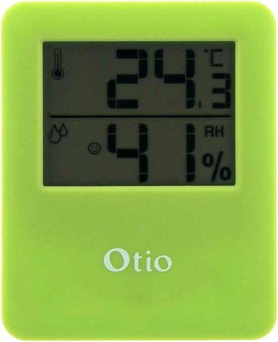 OTIO Magnetische Thermometer/hygrometer Voor Binnen Groen