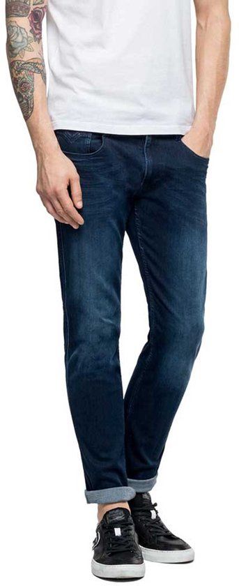 Replay Anbass Slim Fit Jeans Dark Blue