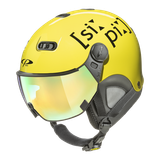 CP Carachillo XS skihelm fluo geel glimmend