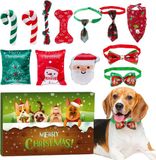 Merkloos / Sans marque Paws & Crafts B.V. Adventkalender Hond 2025 - 12 Dagen Interactieve Hondenspeelgoedset