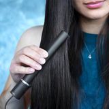 MikaMax Mini USB Hair Straightener - Reis Stijltang 190°C met Keramische Platen en Travelcase