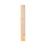 HOME DECO FACTORY - LT6844 - Bewegingssensor Lamp met Houteffect - Batterijgevoede Automatische Verlichting - Modern Ontwerp voor Hallen en Trappen - ABS Kunststof Materiaal - Bruin - Standaard