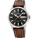 Festina Herenhorloge F20358/2 - Classic - Zwart - Zilverkleurig - Bruin - Heren