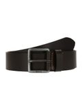 BOSS Leren Riem Jeeko W90 Donkerbruin
