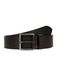 BOSS Leren Riem Jeeko Sz40 Belt W115 Dark Brown Donkerbruin