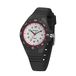 SINAR Montre de sport pour garçons, analogique, quartz, 10 bar, avec bracelet en silicone, noir et rouge, XB-23-1