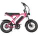 V20 Pro Mini - Elektrische Fatbike incl. kettingslot - 16 inch - 468Wh accu - Roze