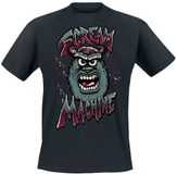 Monsters, Inc. Monster AG Sulley Scream Machine T-shirt Heren Zwart XL