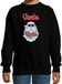 Bellatio Decorations kersttrui/sweater voor kinderen - Kerstman - Santa Rocks - zwart - Kerstdiner 110/116